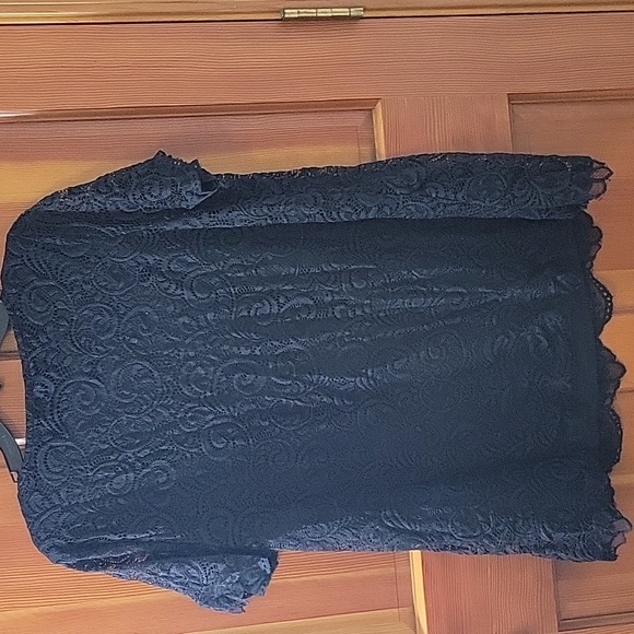 Jessica London Lace Short Sleeve Tops Size 14/16 Like NEW - Picture 9 of 12